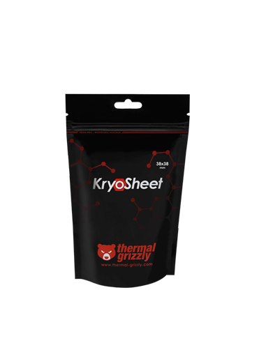 Pad Termic Thermal Grizzly KryoSheet, 38x38mm, Anthracit