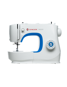 Mașină de cusut Singer M3205, Alb Albastru