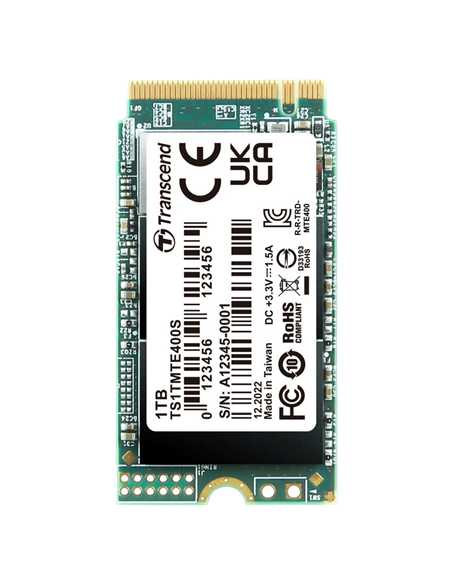 Накопитель SSD Transcend MTE400S, 1024Гб, TS1TMTE400S