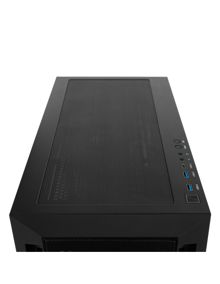 Carcasă PC Chieftec APEX Lumo, Midi-Tower, Fără PSU, Negru