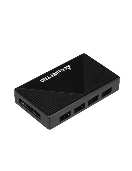 Carcasă PC Chieftec APEX Lumo, Midi-Tower, Fără PSU, Negru