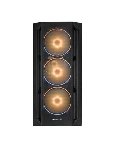 Carcasă PC Chieftec APEX Lumo, Midi-Tower, Fără PSU, Negru