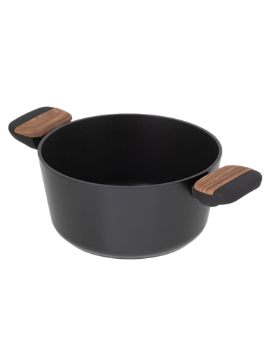 Cratiță RESTO 93187, 2.6L, 20cm, Negru, Maro