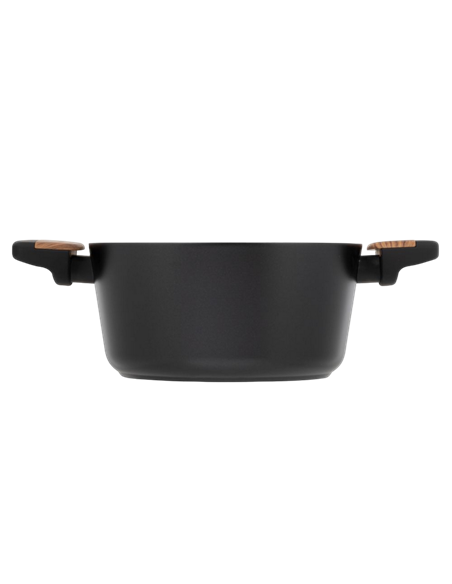 Cratiță RESTO 93187, 2.6L, 20cm, Negru, Maro