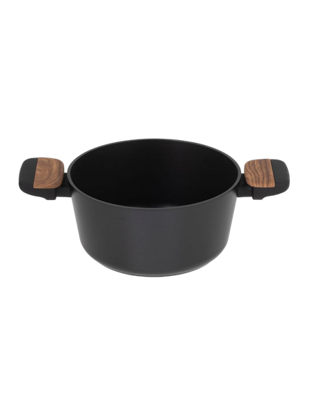 Cratiță RESTO 93187, 2.6L, 20cm, Negru, Maro