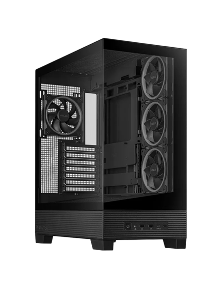 Компьютерный корпус ASUS A31 PLUS TG ARGB, Midi-Tower, Чёрный