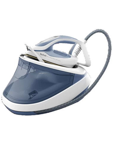 Утюг с парогенератором Tefal GV9710E0, 3000Вт, Белый Синий