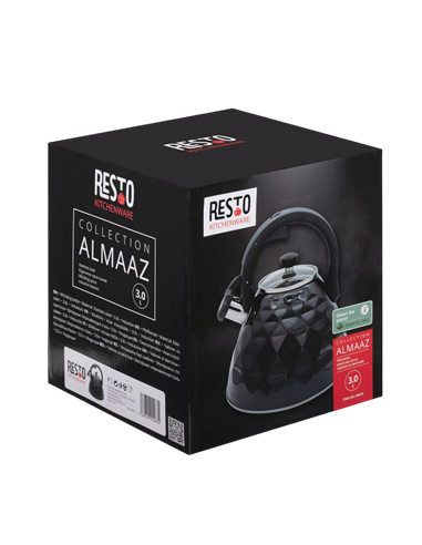 Ceainic RESTO 90610, 3L, Negru