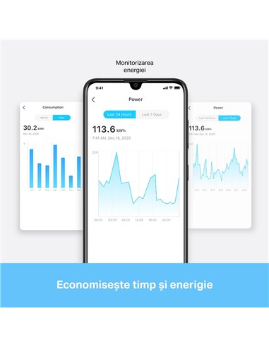 Умная розетка TP-LINK Tapo P110, Белый