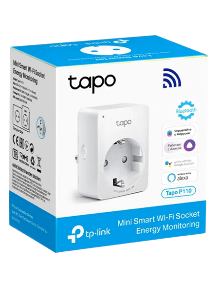 Умная розетка TP-LINK Tapo P110, Белый