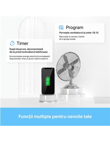 Умная розетка TP-LINK Tapo P110, Белый