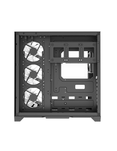 Carcasă PC Gamemax HYPE-A, Midi-Tower, Fără PSU, Negru