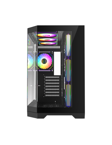 Carcasă PC Gamemax HYPE-A, Midi-Tower, Fără PSU, Negru