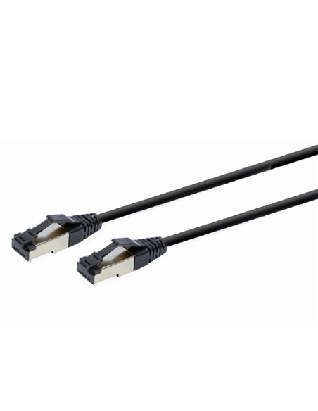 Патч-корд Cablexpert PP8-LSZHCU-BK-0.25M, Cat8 S/FTP, 0,25м, Чёрный Патч-корд Cablexpert PP8-LSZHCU-BK-0.25M, Cat8 S/FTP, 0,25м, Чёрный