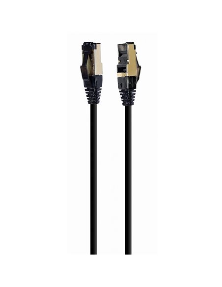 Патч-корд Cablexpert PP8-LSZHCU-BK-0.25M, Cat8 S/FTP, 0,25м, Чёрный Патч-корд Cablexpert PP8-LSZHCU-BK-0.25M, Cat8 S/FTP, 0,25м, Чёрный