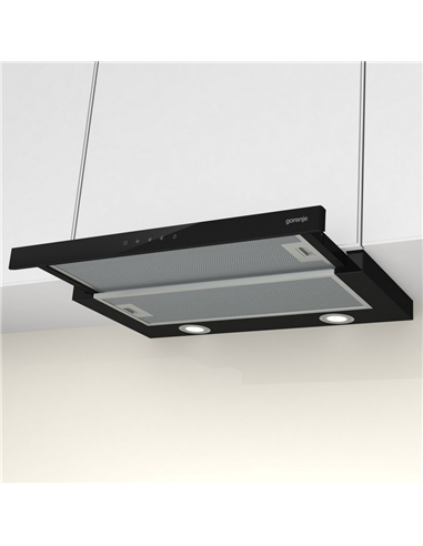 Встраиваемая Вытяжка Gorenje TH 64E4 BG, Чёрный