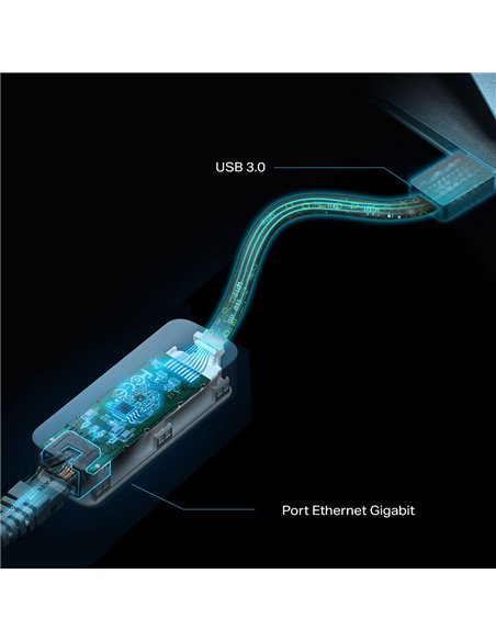 Сетевой адаптер TP-LINK UE306, Чёрный