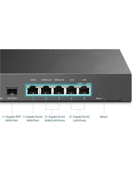 Router VPN TP-LINK ER7206(TL-ER7206), Negru Router VPN TP-LINK ER7206(TL-ER7206), Negru