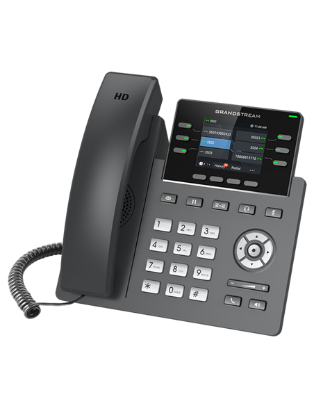 Telefon IP Grandstream GRP2613, Negru