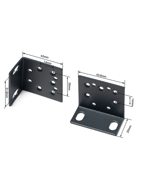 Комплект креплений для монтажа в стойку TP-Link RackMount Kit-19 Комплект креплений для монтажа в стойку TP-Link RackMount Kit-19