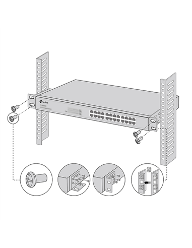Kit de montare pe rack TP-Link RackMount Kit-13