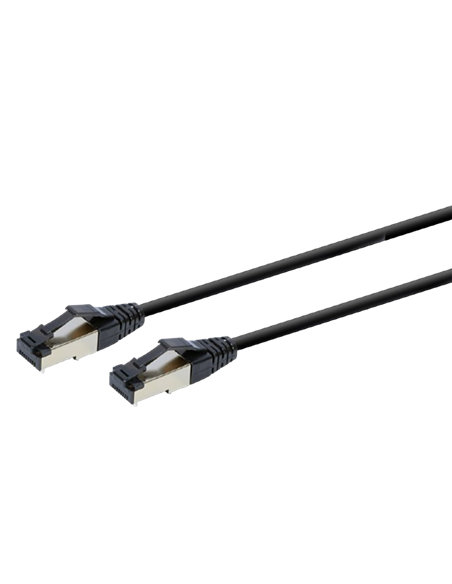 Patch cord Cablexpert PP8-LSZHCU-BK-1M, Cat8 S/FTP, 1m, Negru