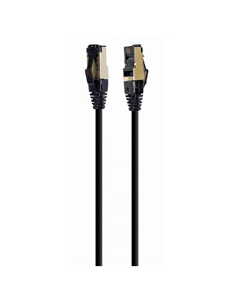 Patch cord Cablexpert PP8-LSZHCU-BK-1M, Cat8 S/FTP, 1m, Negru