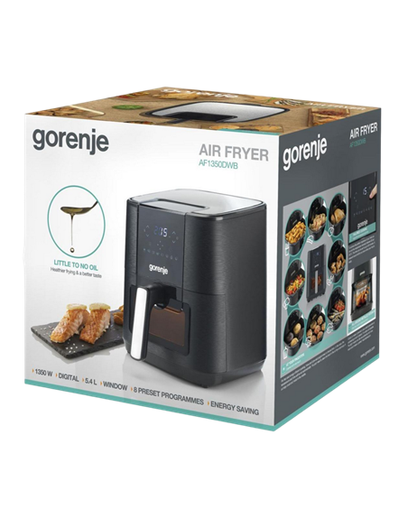 Фритюрница Gorenje AF1350DWB, Чёрный Фритюрница Gorenje AF1350DWB, Чёрный