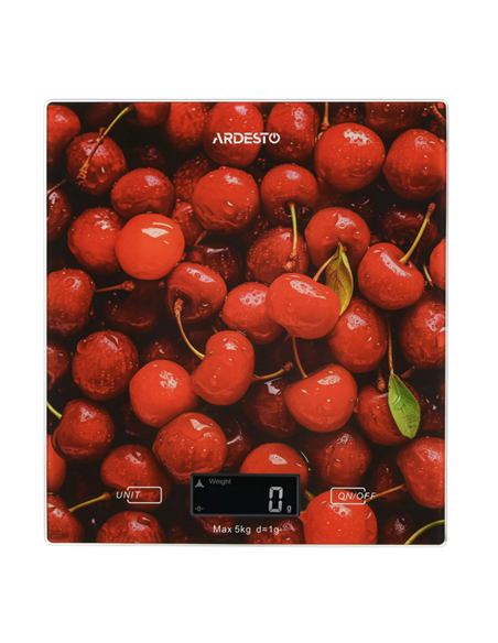 Cântar electronic de bucătărie Ardesto SCK-893, Cireașă