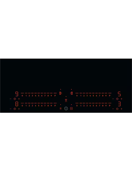Plită cu inducție Electrolux EIP6446, Negru