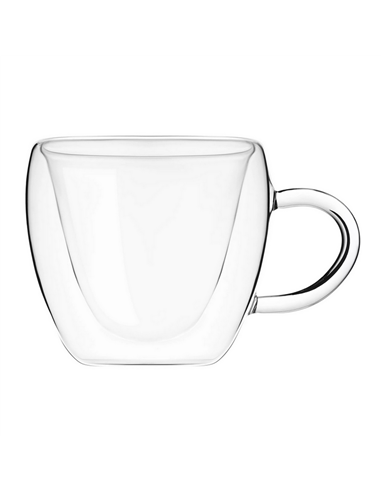 Set cupe Ardesto AR2625GHL, 250 ml, 2 bucs, Transparent