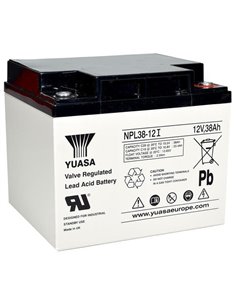 Аккумулятор для резервного питания Yuasa NPL38-12I, 12В 38 2