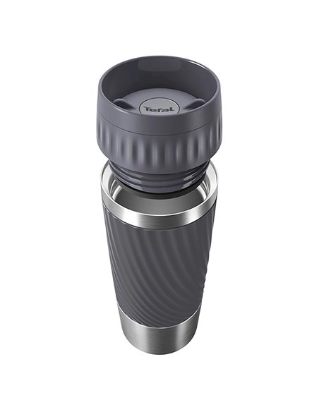 Термокружка Tefal Easy Twist, 0,36л, Grey