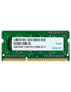Оперативная память Apacer AS04GFA60CATBGJ, DDR3 SDRAM, 1600 МГц, 4Гб 2