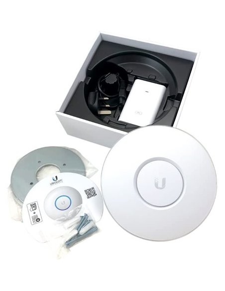 Беспроводная точка доступа Ubiquiti nanoHD, 300 Мбит/с, 1733 Мбит/с, Белый