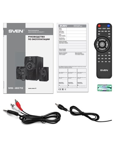 Boxe pentru calculator 2.1 SVEN MS-2070, Negru