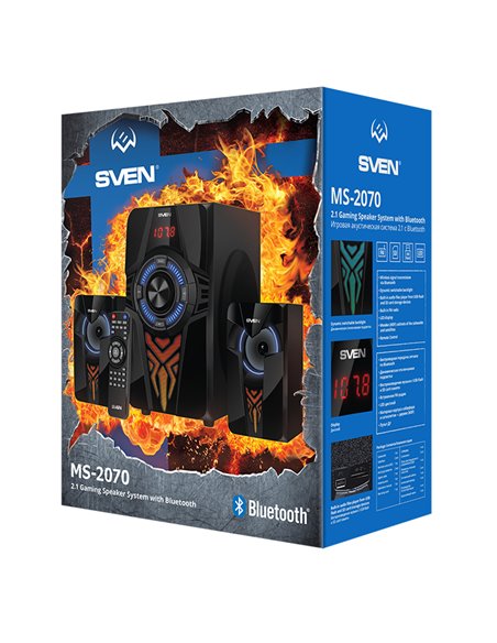 Boxe pentru calculator 2.1 SVEN MS-2070, Negru