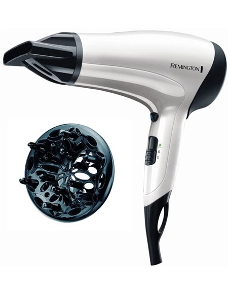 Фен Remington Power Volume D3015, 2000 Вт, Белый | Чёрный