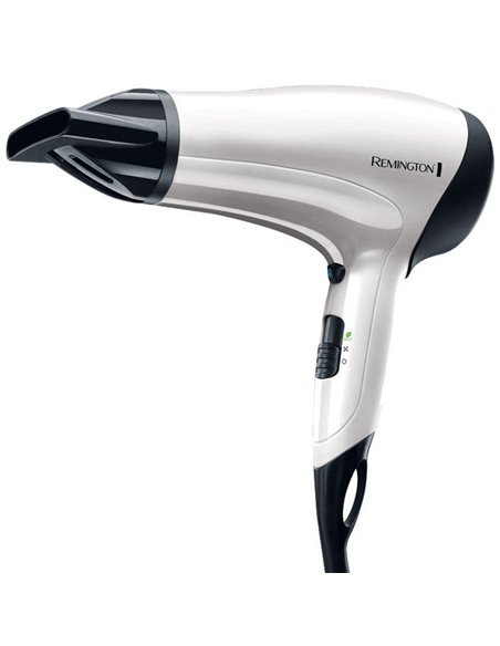 Uscător de păr Remington Power Volume D3015, 2000 W, Alb | Negru