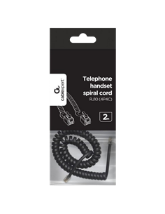 Сетевой кабель Cablexpert TC4P4CS-2M, Чёрный 2