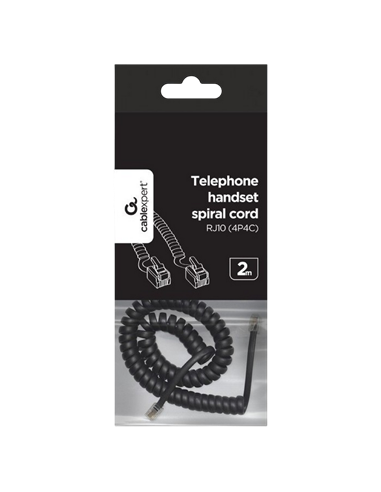 Сетевой кабель Cablexpert TC4P4CS-2M, Чёрный