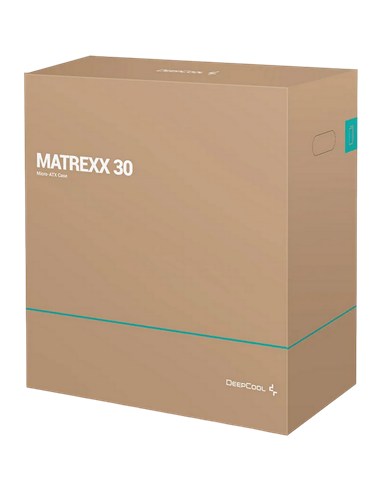 Компьютерный корпус Deepcool MATREXX 30, Mini-Tower, Без блока питания, Чёрный