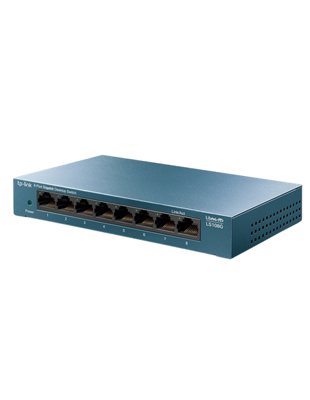 Switch de rețea TP-LINK LS108G, 8x 10/100/1000 Mbps