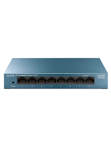 Switch de rețea TP-LINK LS108G, 8x 10/100/1000 Mbps