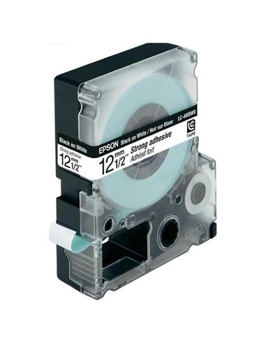 Картридж с лентой Epson LK-4WBW, 12мм x 9 м
