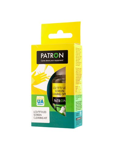 Set de curățare Patron F3-015, pentru ecrane LCD/LED 