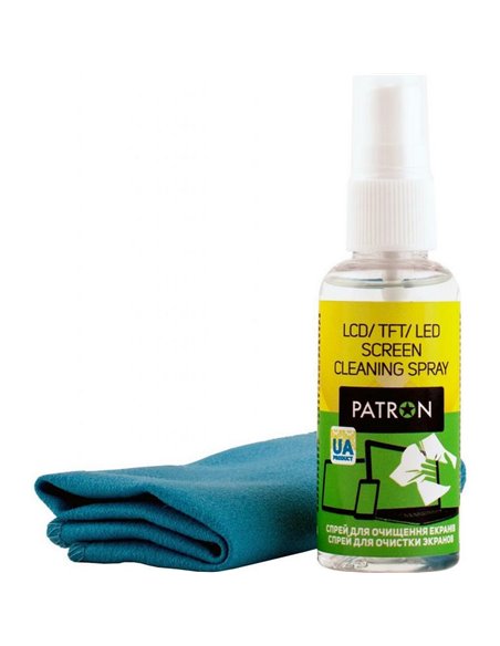 Set de curățare Patron F3-015, pentru ecrane LCD/LED 