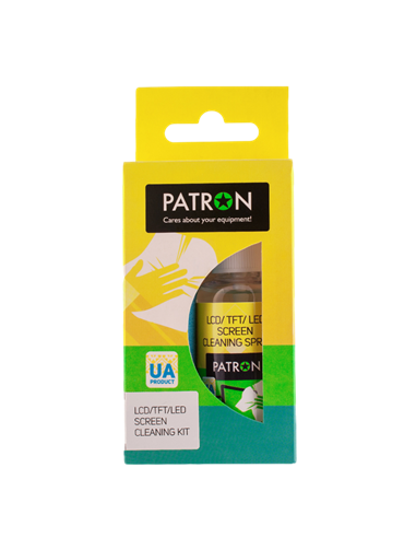Set de curățare Patron F3-015, pentru ecrane LCD/LED 