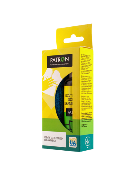 Set de curățare Patron F3-017, pentru ecrane LCD/LED 