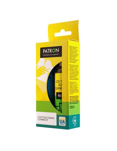 Set de curățare Patron F3-017, pentru ecrane LCD/LED 